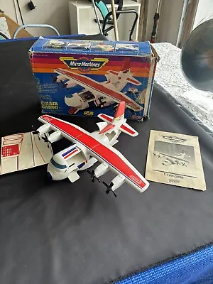 MICRO MACHINES C-7 CARGO TRANSPORT 1988 AIR PLANE PLAYSET MM5 TRANSPORTER W/ BOX • $32.99