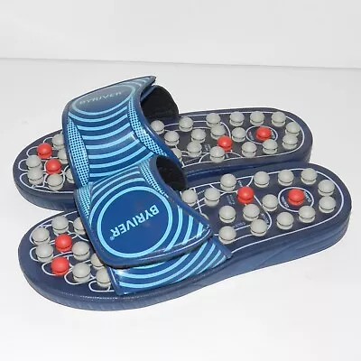 BYRIVER Acupuncture Massage Slippers Sandals Slides Shoes Mat Size M • $18.99