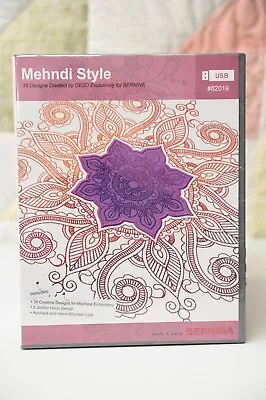 Bernina By OESD Mehndi Style Embroidery Designs #82019 -USB  • $39.95