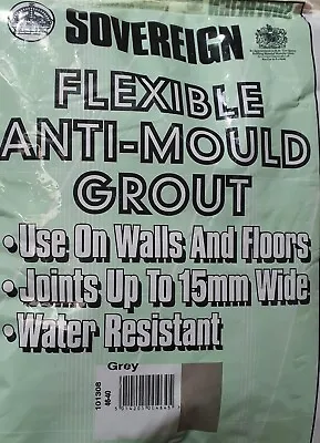 Flexible Anti - Mould Grey Colour Grout Water Resistant For Wall And Floor Tile • £6.99