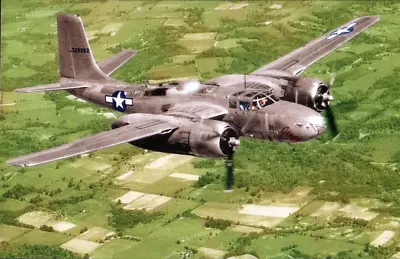 Postcard Military Aircraft Douglas A-26 Invader Attack World War II • $5.50