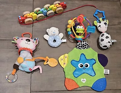 Baby First Toy Bundle Sensory & Hanging Toys  • £10.99