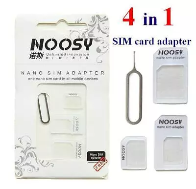 Micro Sim Nano To Mini Sim Card Adapters For IPhone SAMSUNG • $9.99