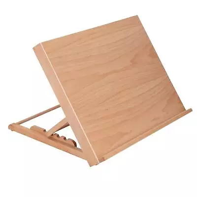 Adjustable Wooden Art Drawing Board Table Desk Canvas Sketch Easel 30-60° UK • £15.99