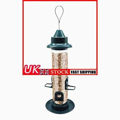 £9.69 • Buy Bird Feeders - Hanging Feeder Squirrel Proof For Outside (Seed Is Not Included)
