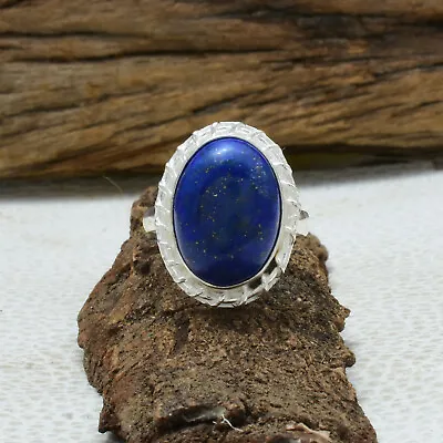 Lapis Lazuli 925 Sterling Silver Christmas Gift  Ring Jewelry All Size DK-428 • $15.72