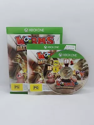 Microsoft Xbox One - Worms - Battlegrounds - VGC - Fast Free Post  • $16.99