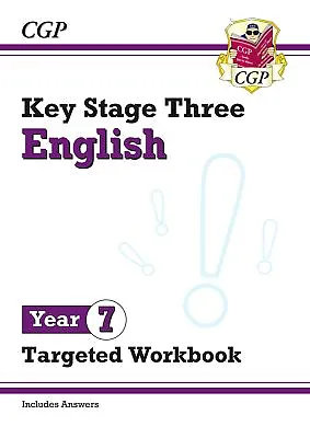 KS3 English Year 7 Targeted Workbook (With Answers): Perfect For Starting Second • £5.59