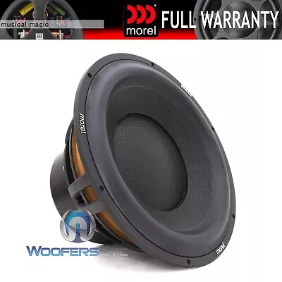 Morel Ultimo 10 Woofer 10  Sub 2 Ohm Car Audio 1000 Watt Subwoofer Speaker New • $999.99