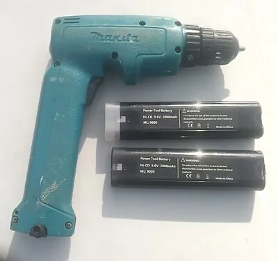 Makita Cordless Driver Drill 6095D 9.6V Kit With Fast Charger 2 Batteries Case • $36