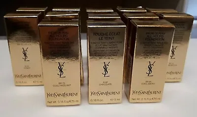 LOT Of 3x YSL Foundation 5ML Samples Size MIX & MUCH *FREE DELIVERY* • £9.95