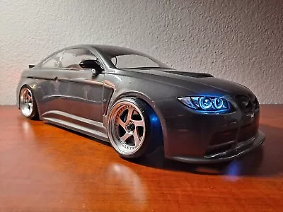 MST RMX Tamiya Yokomo Kyosho 1-10TH BMW E92 Gray RC Body With LED Lights Nice !! • $159.99