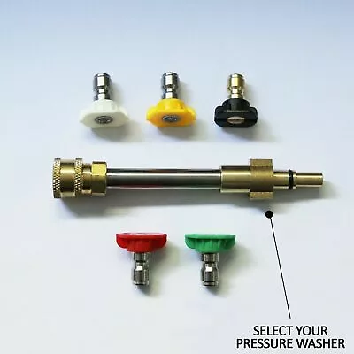 Conversion Universal 1/4  Quick Connect Kit For Pressure Washer With Jet Nozzles • $37.39