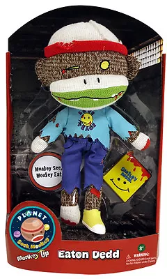 $24.99 • Buy Eaton Dedd Zombie Sock Monkey Doll NEW PATCH Products 5934 