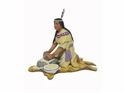 Team Miniatures American Indians Ida6015 Squaw Grinding Corn With Stones Mib • $47.90