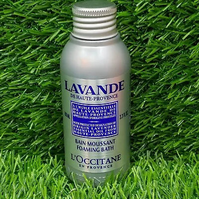 L'Occitane Lavender Essential Oil Foaming Bath 3.3 Fl Oz • $10.90