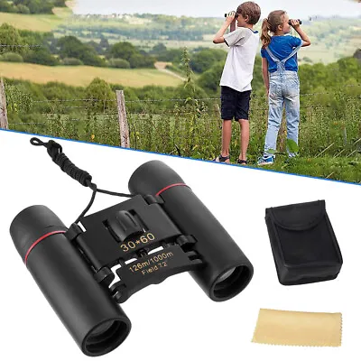 Binoculars 30X60 Zoom Day/Night Vision Travel Outdoor Compact Telescope And Bag • $10.90