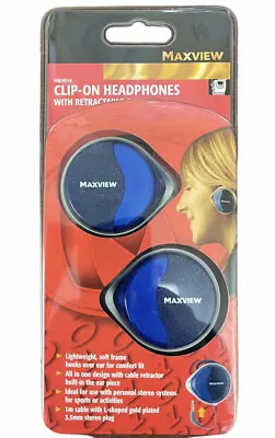£4.99 • Buy Maxview H85014, Clip-On Headphones