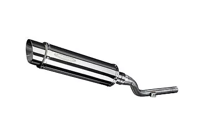 Yamaha XT225 Delkevic Slip On 14  Stainless Steel Round Muffler Exhaust 86-07 • $289.99