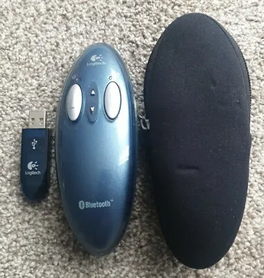 Logitech M-RU77 Presenter Mouse Pointer With Bluetooth Dongle GWC Free Postage • £19.95