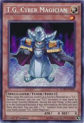 Yugioh! T.G. Cyber Magician - LC5D-EN205 - Secret Rare - 1st Edition Near Mint  • $3.25