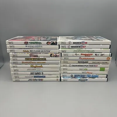 Nintendo Wii Games W/ Cases | TESTED & WORKING | COMBINED SHIPPING! • $2.95