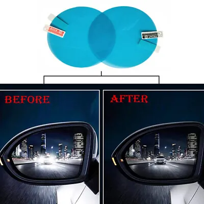 $5.83 • Buy Car Anti-glare Anti Fog Rainproof Rearview Mirror Trim Film Sticker Accessories