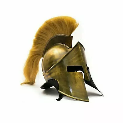 Spartan Wearable King Leonidas 300 Movie Helmet Medieval Halloween Gift Costume • $138.16