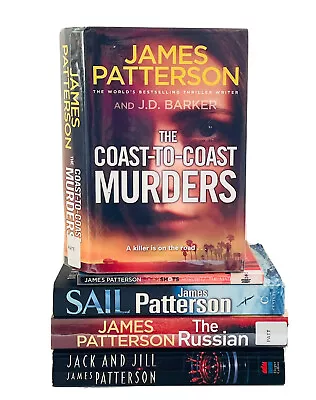James Patterson - 5 Book Lot - Mating Season/ Sail/ Russian/ Jack & Jill/ Coast • $29.97