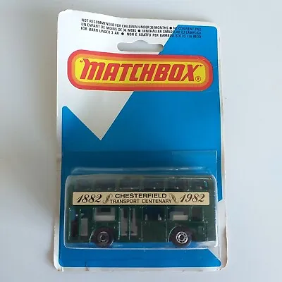 £2.60 • Buy Matchbox Green Bus Chesterfield Transport Centenary 1882