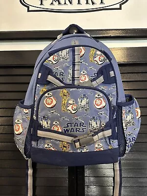 Pottery Barn Kids Star Wars Droids Blue Backpack • $25