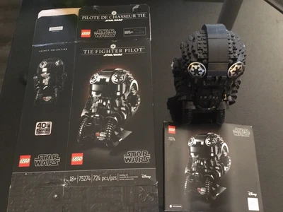 £172.07 • Buy LEGO Star Wars TIE Fighter Pilot Helmet (75274) Used W/ Box And Boklet
