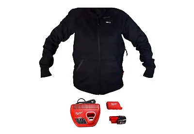 Milwaukee 336B-212X M12 Li-Ion Women's Black Heated Jacket Hoodie Kit (XX-Large) • $189.99