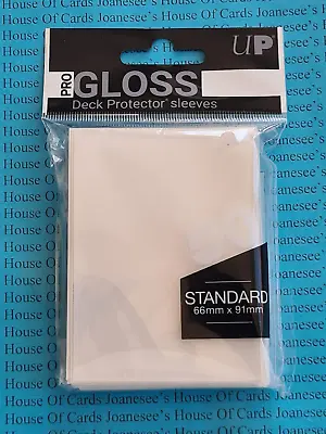 Ultra Pro Sleeves - Solid White - Standard (50) Gloss Deck Protectors (82668) • £4.25