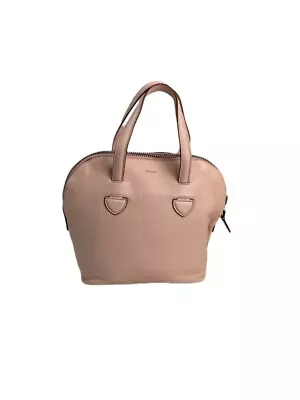 £92.43 • Buy MAX MARA Women's Italy Zip Leather Pink Handbag Size 10x10x6in MSRP $1,110 NWD