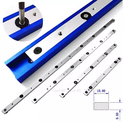 T-track T-slot Aluminum Miter Track Bar Slider Table Saw Router Gauge Rod Tool • $16.91