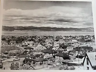 C. 1890's Photo Wide West Side City Scape & Mountains Helena Montana Print • $16.95