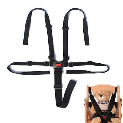 Kids 5 Point Safety Harness Stroller Baby Car Belt Strap High Chair Pram Buggy  • £4.15