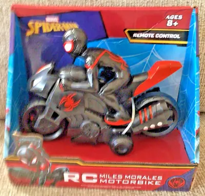 NEW Spiderman RC Motorcycle Venom Miles Morales RC Motobike Remote Control Toys • $16.99