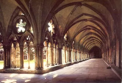 Salisbury Cathedral The Cloisters Walk - Unposted 1980s - J Arthur Dixon • £4.13