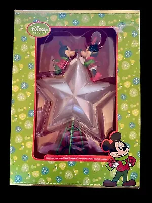 Disney Store Mickey Mouse Minnie Christmas Tree Topper • $55