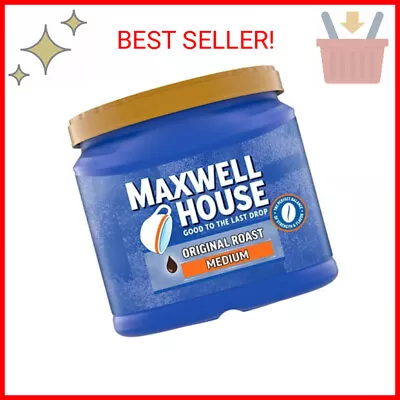 Maxwell House The Original Roast Medium Roast Ground Coffee (30.6 Oz Canister) • $11.59