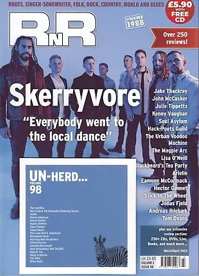 £5.99 • Buy RnR Issue 98 Folk/roots Mag Skerryvore, Jake Thackray, Magpie Arc, Soul Asylum +