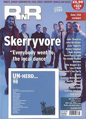 RnR Issue 98 Folk/roots Mag Skerryvore Jake Thackray Magpie Arc Soul Asylum + • £5.99