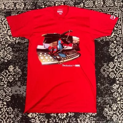 Marvel V Technics Spider-Man First Edition Men’s T-shirt Size Medium • £45