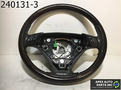 OEM 2004 Volvo XC90 Black R-Design Leather Steering Wheel W/NAV/Phone • $105.53