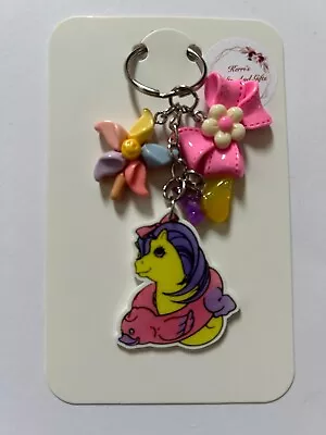 My Little Pony Themed G1 Sea Star Sea Ponies Keyring Keychain & Charms • £5