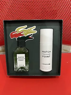 Lacoste Match Point Perfume 100 Edt And 150ml Deodorant Gift Set Brand New❤️🌸 • £49.99