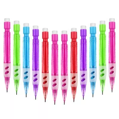 ® 12 Pcs Mini Mechanical Pencils 0.7 Mm Automatic Pencils With Erasers Small ... • $14.65