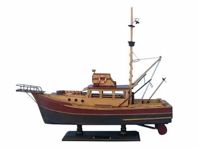 Fishing Boat Orca JAWS Movie Replica 20  Wooden Ship Assembled Nautical Gifts • $169.95